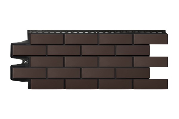 ФП Grand Line клинкерный кирпич ПРЕМИУМ Шоколадный (шов RAL 9005) купить в Нальчике