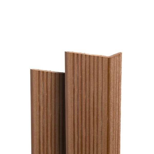 Угол торцевой Ecodecking Техно 70х35x3000 Бронза купить в Нальчике