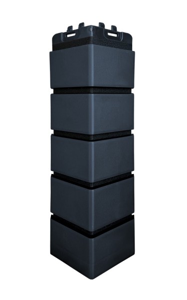 Угол Grand Line клинкерный кирпич ПРЕМИУМ Графит (шов RAL 9005) купить в Нальчике