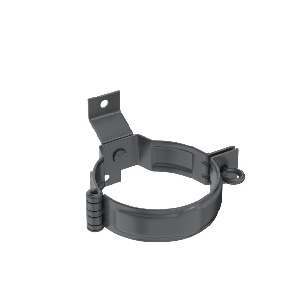 Водосток Aquasistem, система 125x90 - Декоративный хомут трубы под дерево с комплектом крепления RR 23 Маренго купить в Нальчике