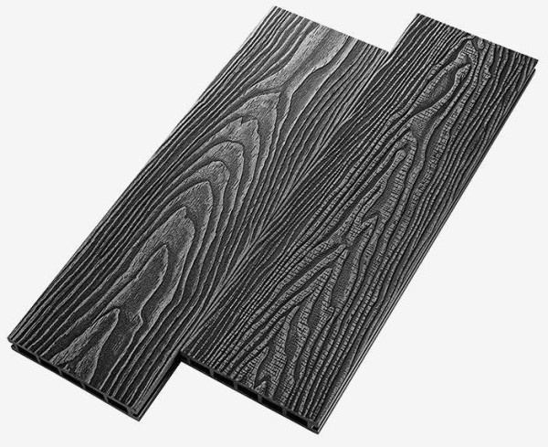 Террасная доска из ДПК RusDecking Unodeck Vintage - Графит купить в Нальчике