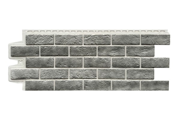 Фасадная панель Grand Line Состаренный кирпич Элит гранит, ШОВ белый купить в Нальчике