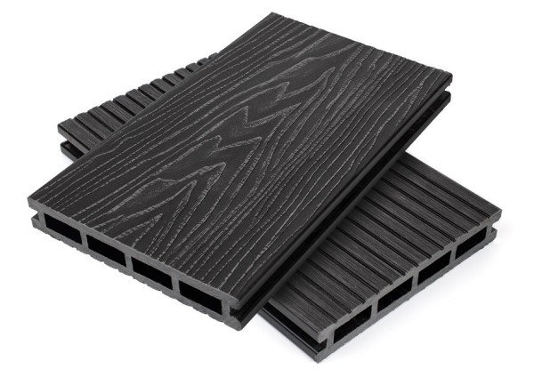 Террасная доская ДПК NanoWood Nature 3D пустотелая Графит купить в Нальчике