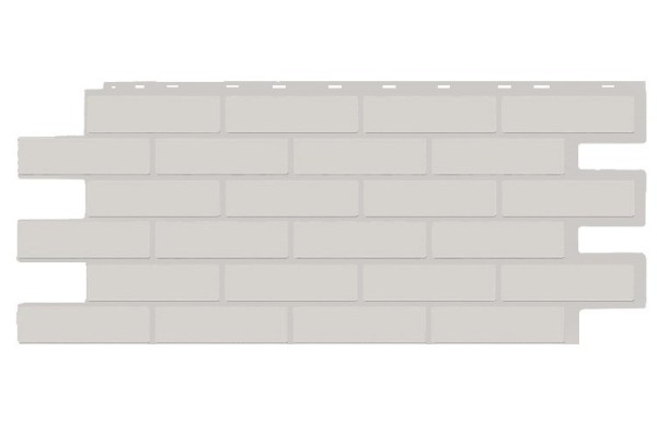 Фасадная панель T-Siding Кирпич Модерн Эко Уайт купить в Нальчике