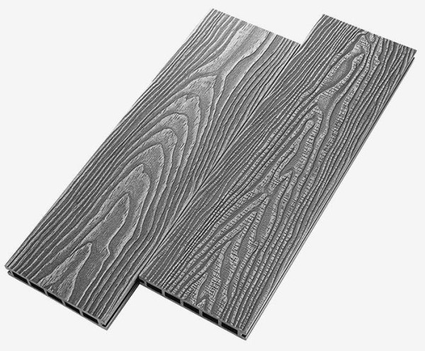 Террасная доска из ДПК RusDecking Unodeck Vintage - Серый купить в Нальчике