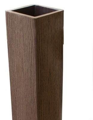 Столб опорный Woodvex Co-Extrusion Темно - Коричневый купить в Нальчике